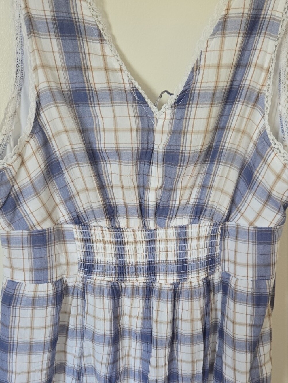 American Eagle Tie Front Midi Dress - Picture 6 of 9